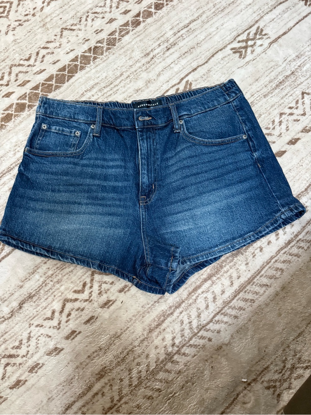 Aeropostale Women's Medium Blue Denim Jean Shorts